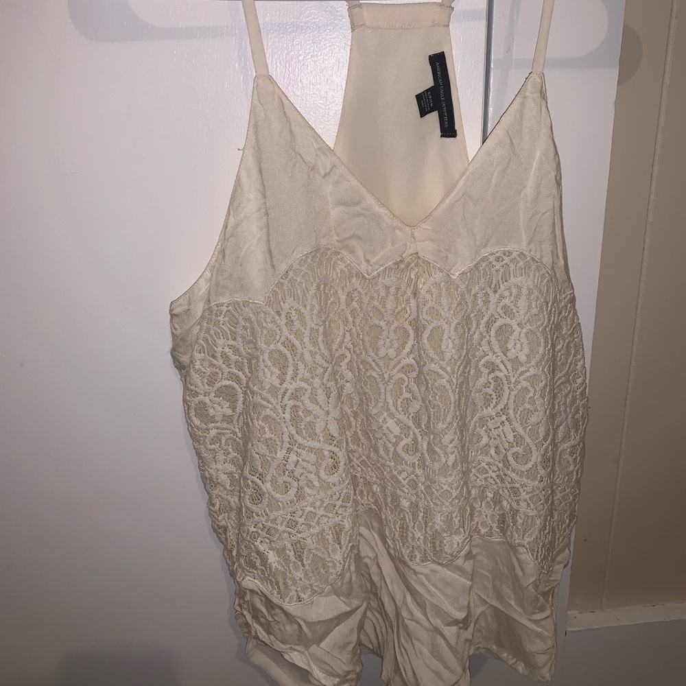 Cream colored tank top